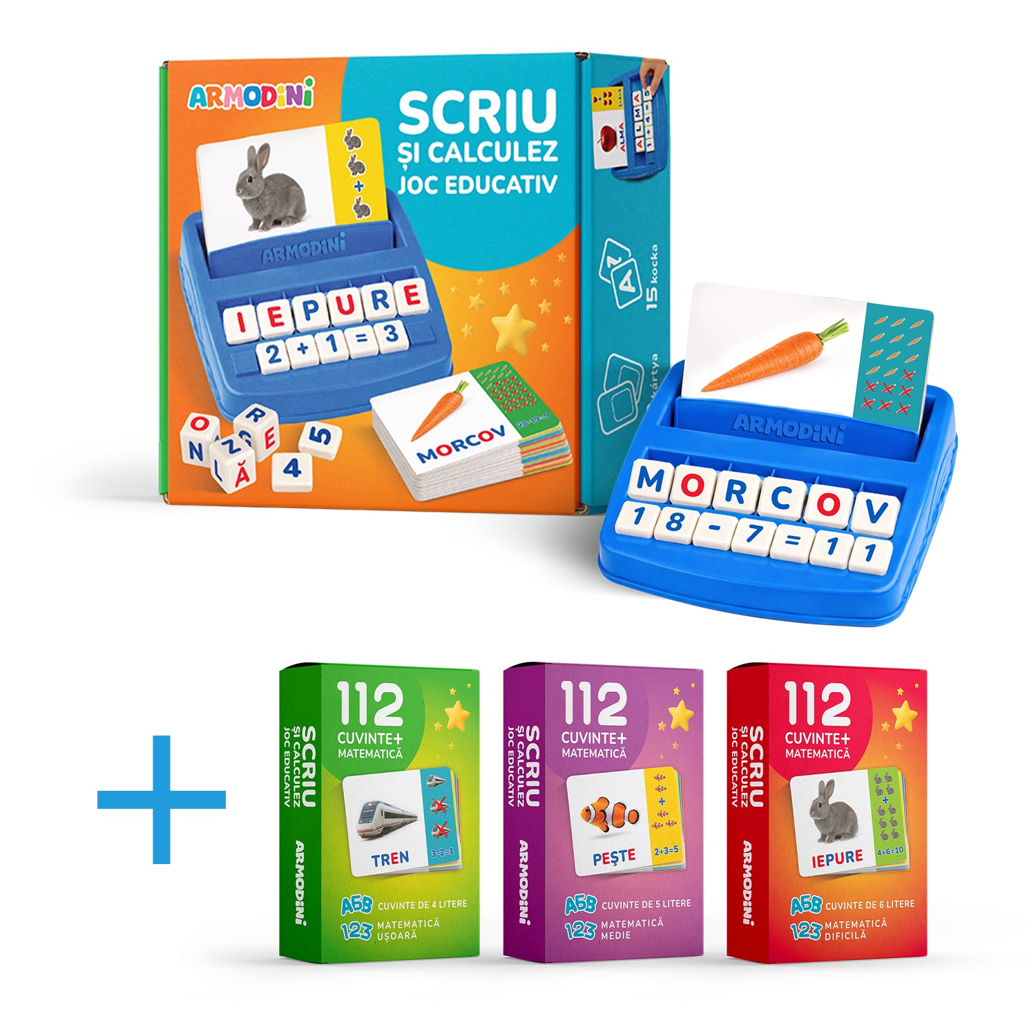 Scriu și Citesc - Set complet: 336 cuvinte