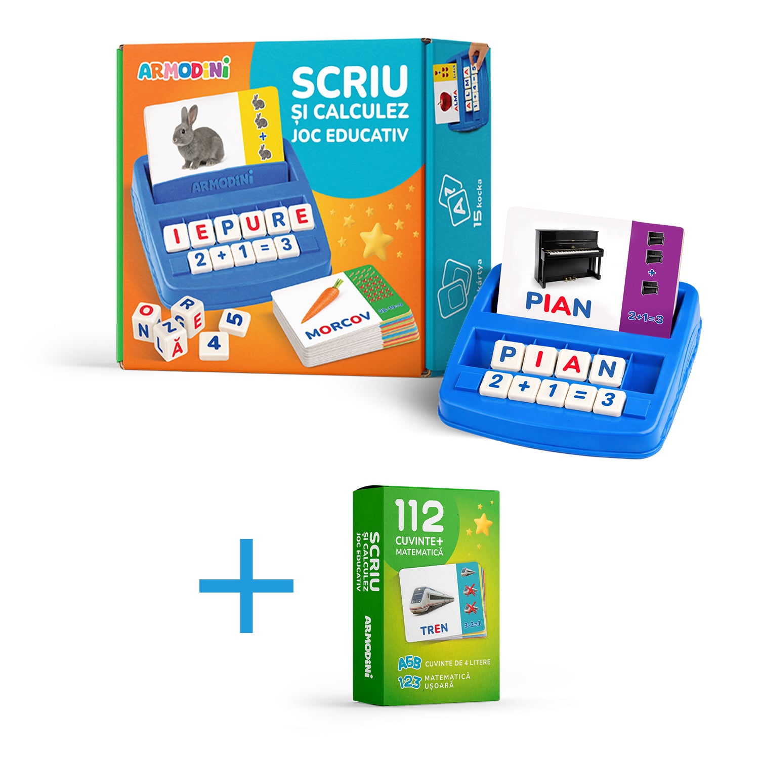 Scriu și Citesc - Set de bază: 112 cuvinte