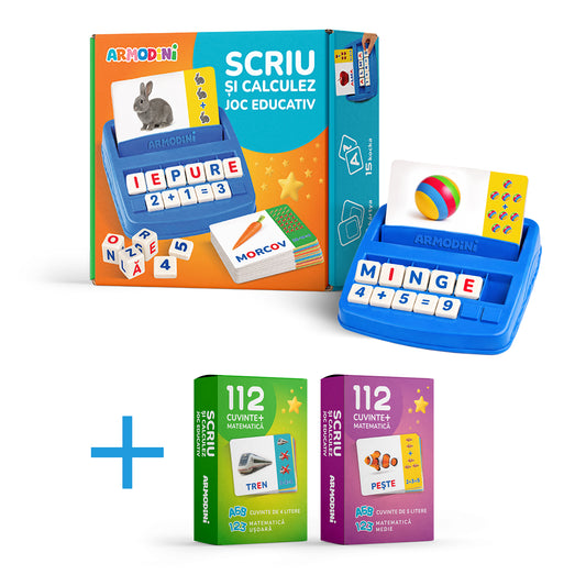 Scriu și Citesc - Set Mediu: 224 cuvinte